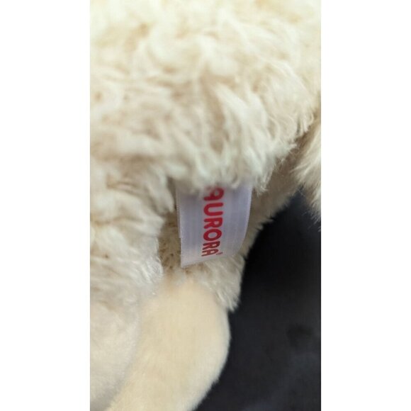 Aurora 12" Llama Flopsie Plush Stuffed Animal Toy cream black  cuddly - Picture 11 of 11